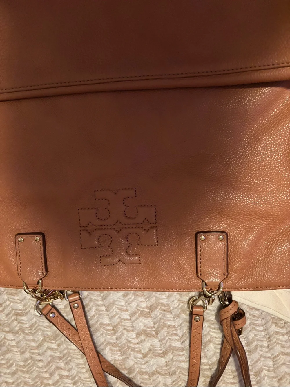 Tory Burch fair leather
